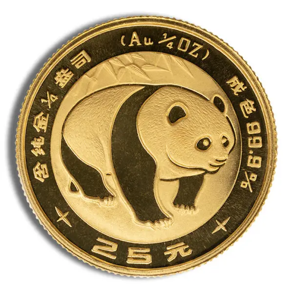 1/4oz China Gold Panda BU Sealed