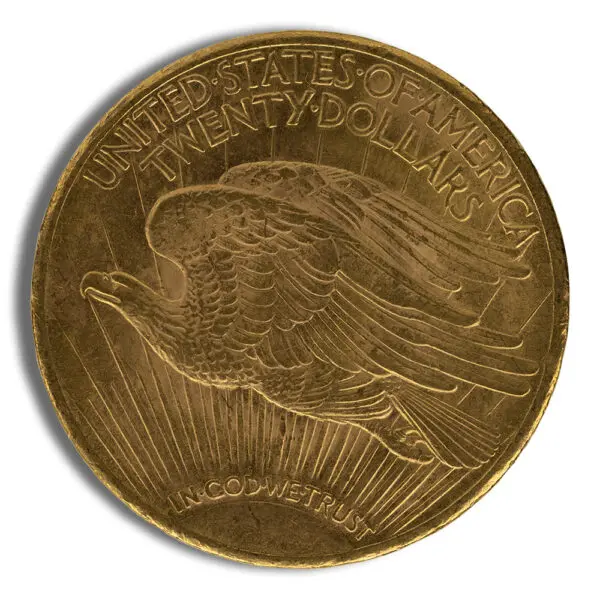 $20 Gold Saint-Gaudens Double Eagle AU