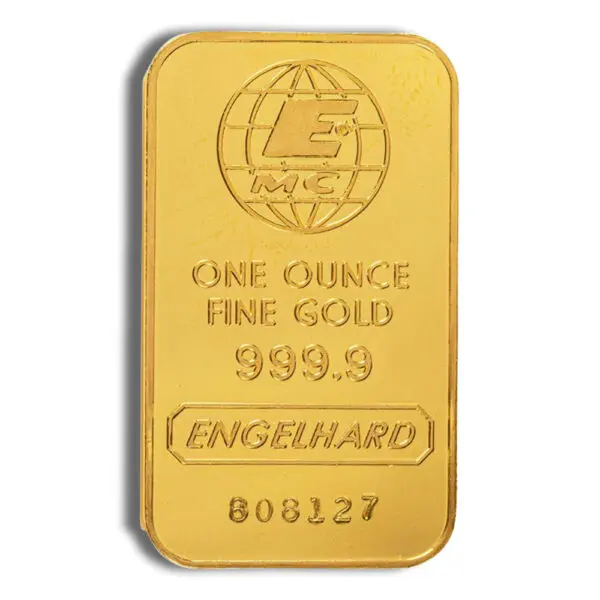 1oz Gold Bar Engelhard