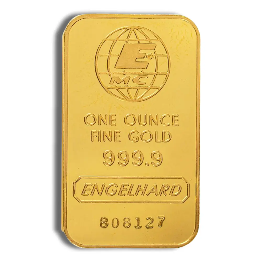 1oz Gold Bar Engelhard