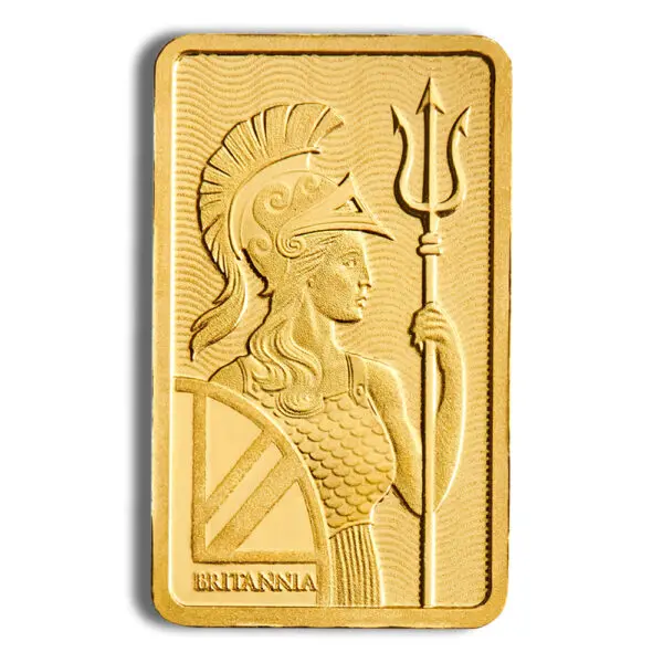 1 gram Gold Bar Britannia (Carded)