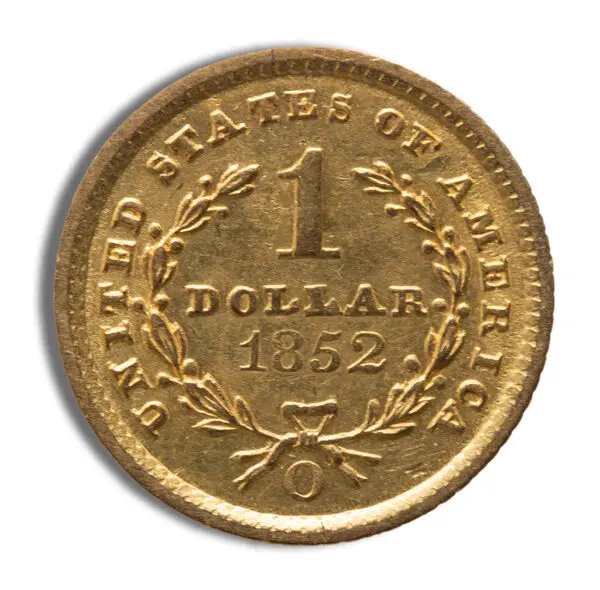 $1 Gold Liberty Type 1 AU