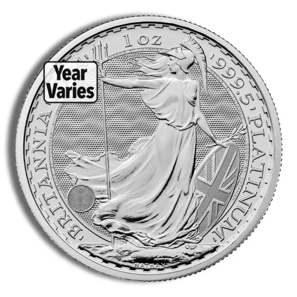 1oz Platinum Britannia (Year Varies)