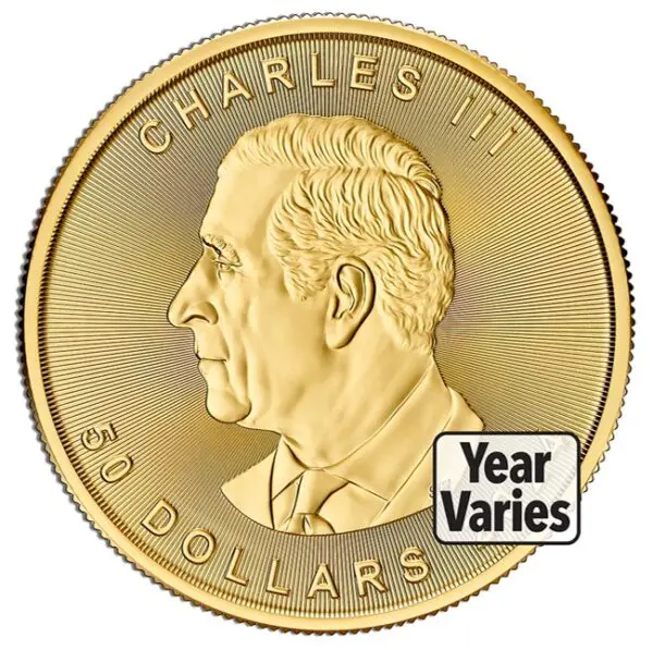 1oz Gold Maple Leaf (Year Varies)