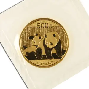 1oz China Gold Panda BU Sealed