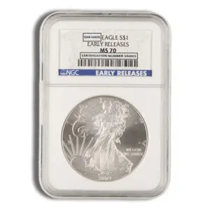 2009 Silver Eagle NGC MS70 Early Releases