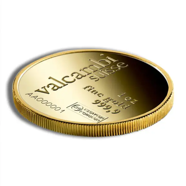 1oz Gold Round Valcambi