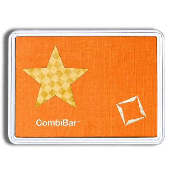 5 x 1 gram Valcambi Gold CombiBar™ Star