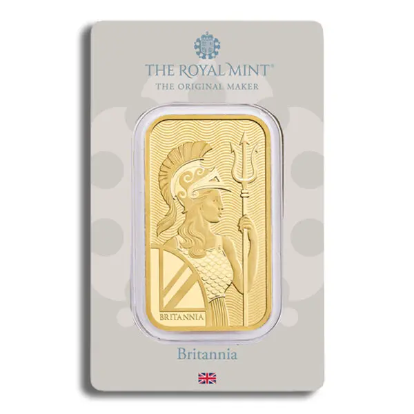 1oz Gold Bar Britannia (Carded)