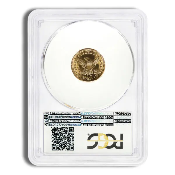 $2.5 Gold Liberty Quarter Eagle PCGS MS63