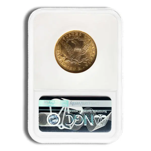 $10 Gold Liberty Eagle NGC MS61