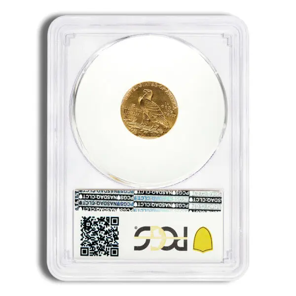 $2.5 Gold Indian Quarter Eagle PCGS MS63