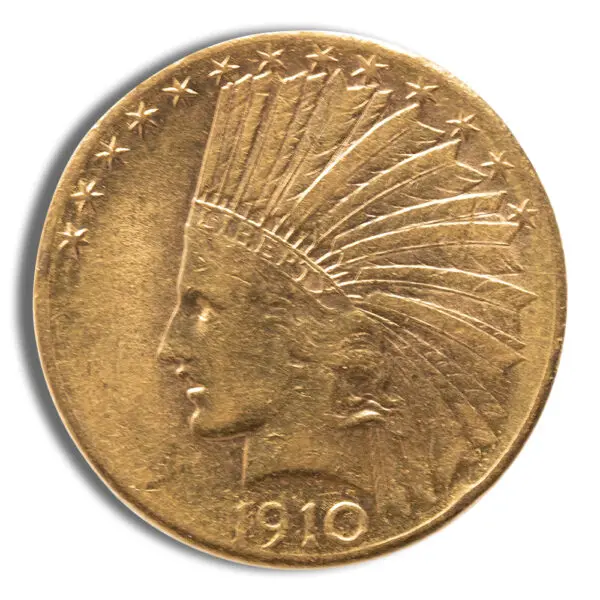 $10 Gold Indian Eagle VF