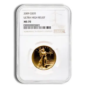 2009 Ultra High Relief Double Eagle NGC MS70