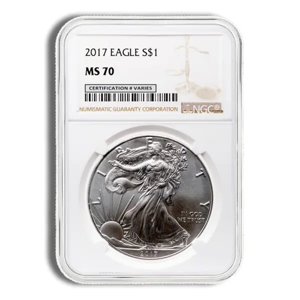 2017 Silver Eagle NGC MS70