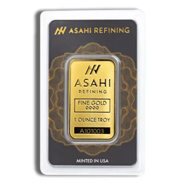 1oz Gold Bar Asahi Refining (Carded)