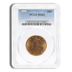 $10 Gold Liberty Eagle PCGS MS63