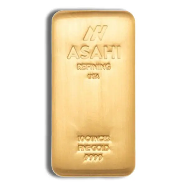 10oz Gold Bar Asahi Refining (Cast)