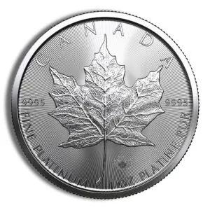 1oz Platinum Maple Leaf (Year Varies)