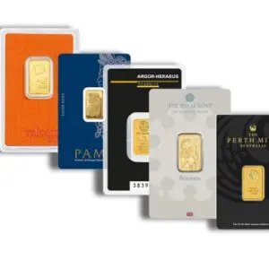 5 gram Gold Bar Brand Varies (Carded)