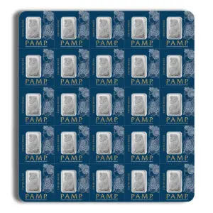 25 x 1 gram Platinum Bar Multigram