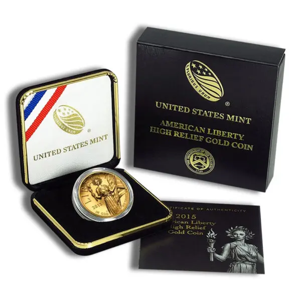 2015-W Liberty High Relief Gold Coin BU