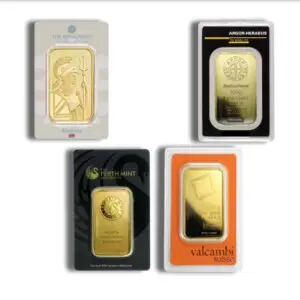 100 gram Gold Bar Brand Varies (Carded)