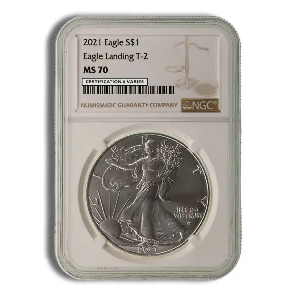 2021 Silver Eagle NGC MS70 (Type 2)