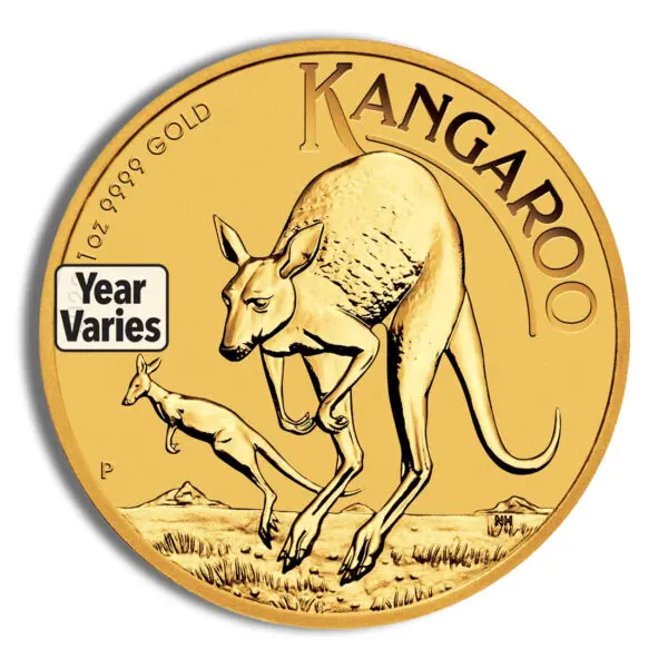 1oz Australian Kangaroo Gold Coin BU