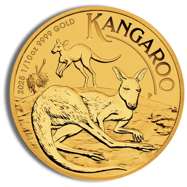 2025 1/10oz Australian Kangaroo Gold Coin