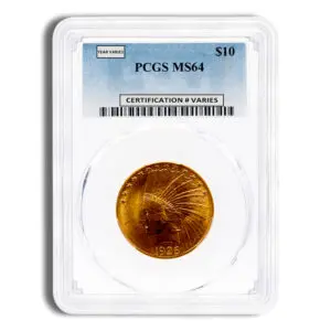 $10 Gold Indian Eagle PCGS MS64